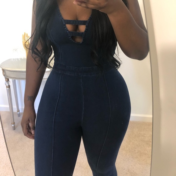 Denim jumpsuit - Picture 4 of 5